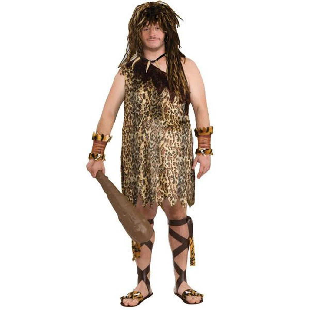 Forum Novelty Caveman Plus Size Costume Halloween 3 Forum Novelty Caveman Plus Size Costume Halloween