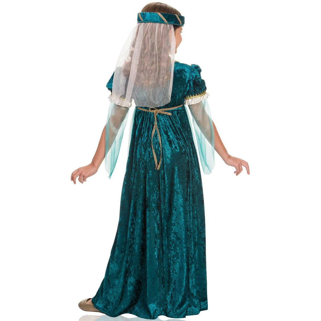 Goddessey Emerald Juliet Girl's Costume 4 Goddessey Emerald Juliet Girl's Costume
