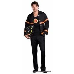 Dreamgirls Smokin' Hot Fireman Men's Plus Costume