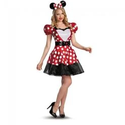 Disguise Glam Red Minnie Women's Costume