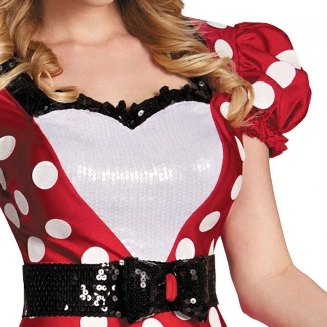 Disguise Glam Red Minnie Women's Costume 4 Disguise Glam Red Minnie Women's Costume