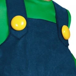 Disguise Super Mario Brothers-Luigi Deluxe Boy's Costume Halloween