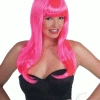 Forum Novelty Neon Long Wig W/Bangs