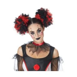 California Costumes Red/Black Puffs