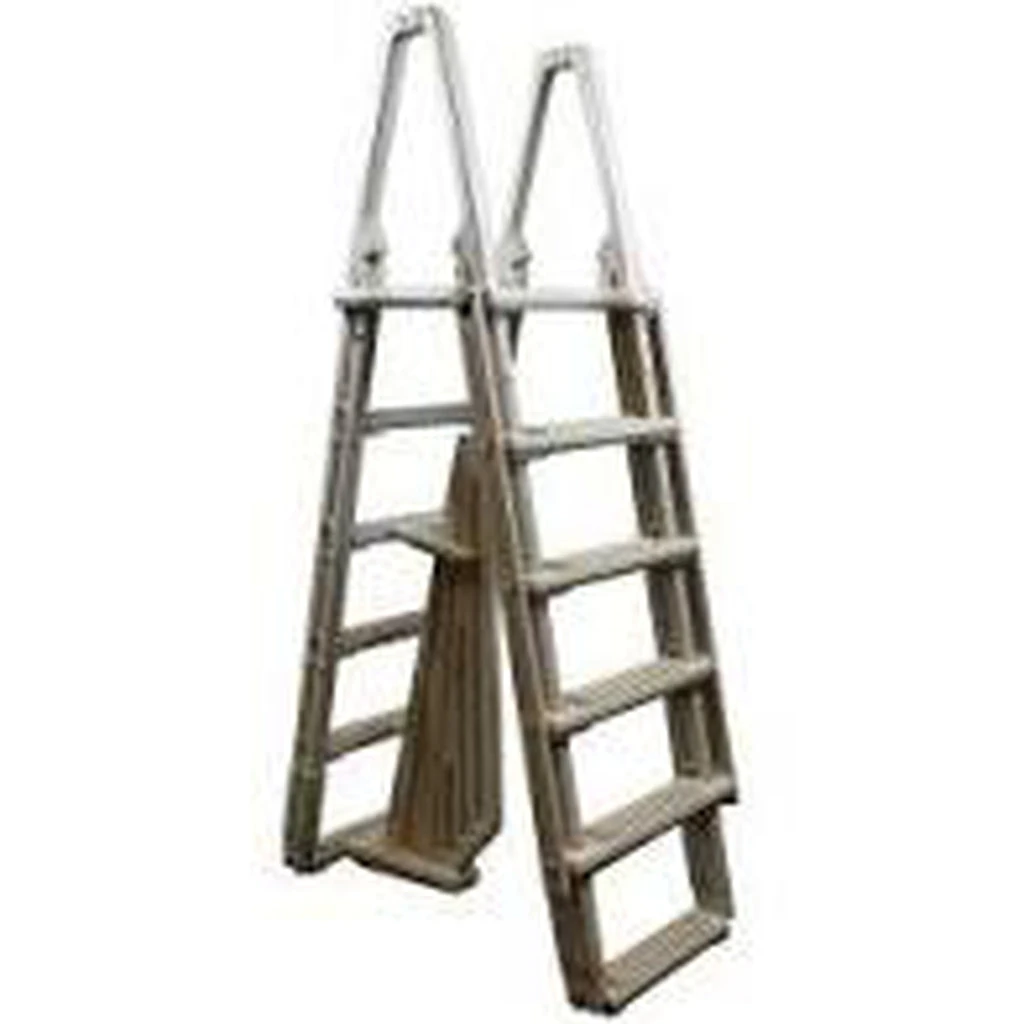 Confer A-Frame Ladder W/Barrier C7100X Pool And Patio 3 Confer A-Frame Ladder W/Barrier C7100X Pool And Patio