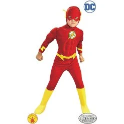 Rubies Halloween The Flash Deluxe Muscle Chest Boy's Costume