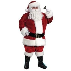 Fun World Santa Suit-Plus Size Regency Plush Christmas