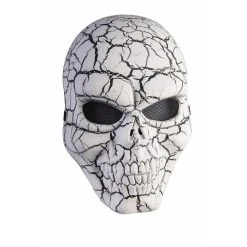 Forum Novelty Cracked Skull Eye Mask Halloween