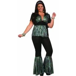 Forum Novelty Disco Dancer Women's Plus Size Costume Halloween