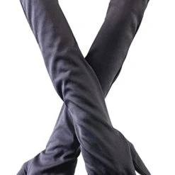 Fun World Black Opera Gloves Halloween