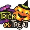 Impact Plastics Trick Or Treat Shimmering Window Frame