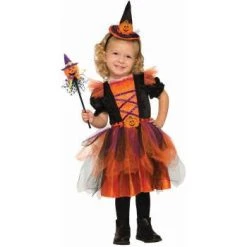 Forum Novelty Halloween Pumpkin Witch Infant Costume