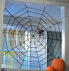 Fun World Halloween 5' Rope Spider Web