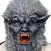 Fun World Gray Werewolf Mask Halloween
