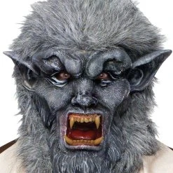 Fun World Gray Werewolf Mask Halloween