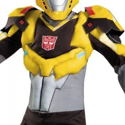 Disguise Transformers - Bumblebee Animated Classic Muscle Boy's Costume