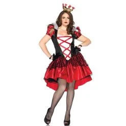 Leg Avenue Royal Red Queen Plus Size Costume Halloween