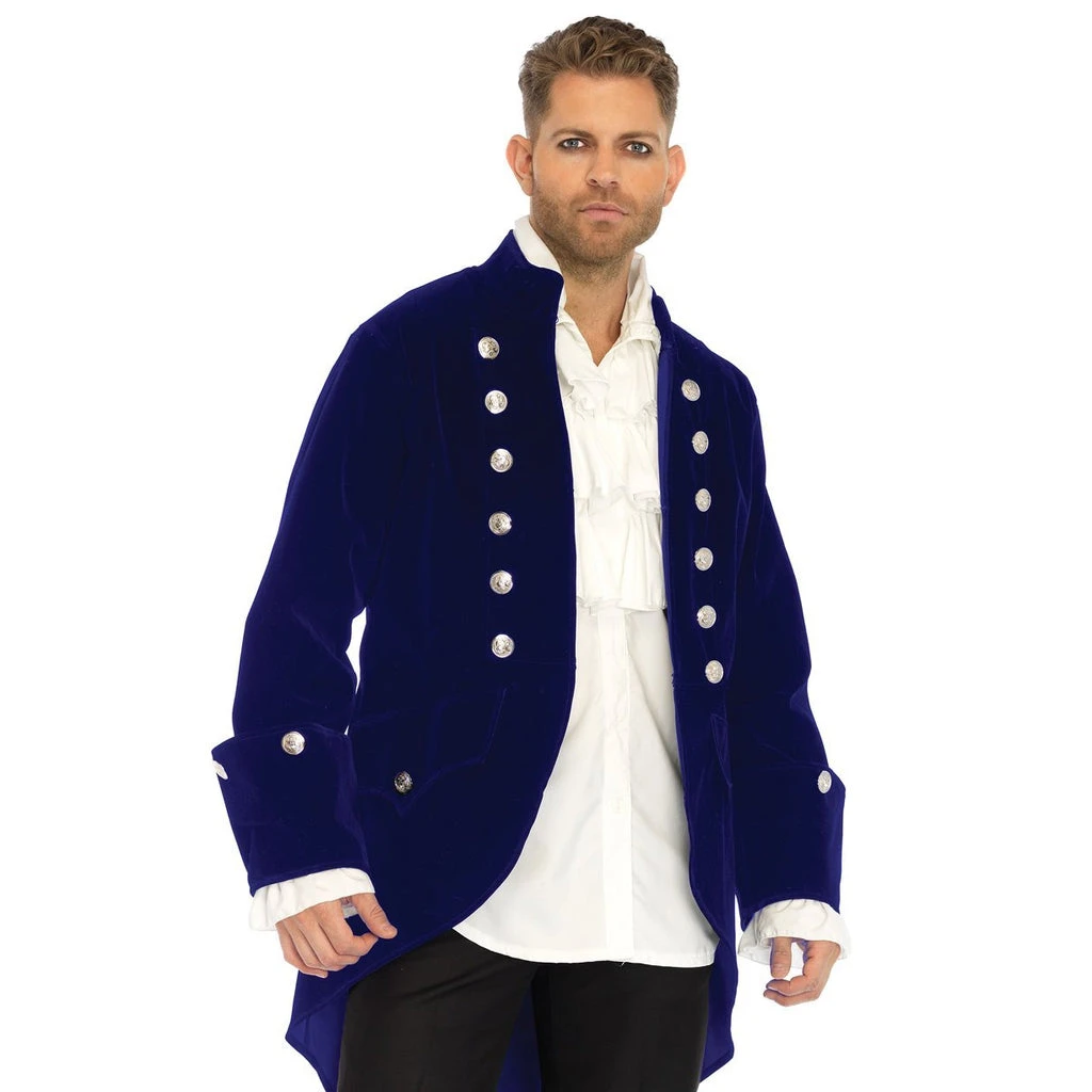Leg Avenue Halloween Velvet Regencey Jacket Men's Costume 3 Leg Avenue Halloween Velvet Regencey Jacket Men's Costume
