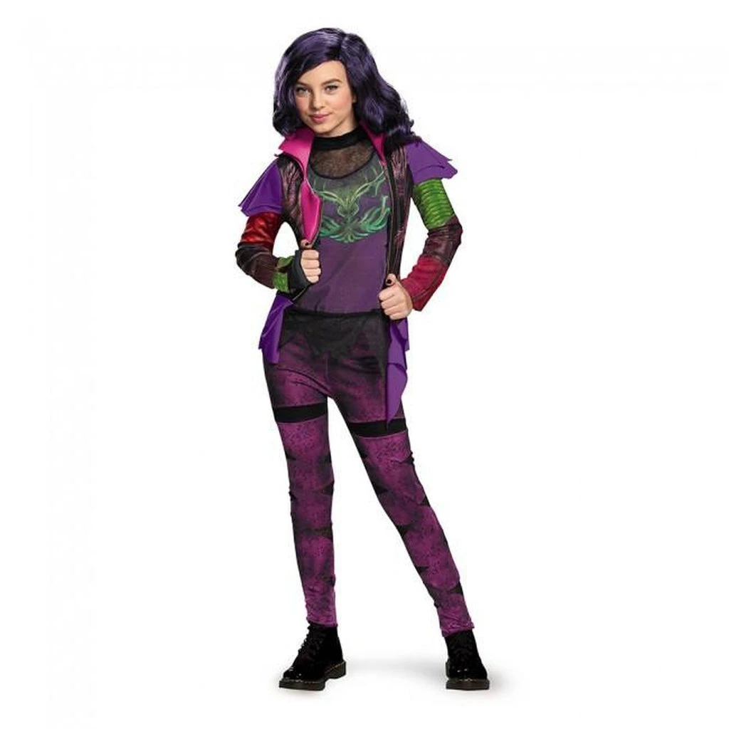 Disguise Descendants - Mal Isle Of The Lost Deluxe Girl's Costume Halloween 3 Disguise Descendants - Mal Isle Of The Lost Deluxe Girl's Costume Halloween