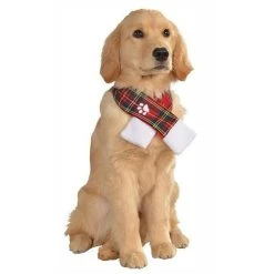 Rubies Pet Costume - Christmas Plaid Pet Scarf