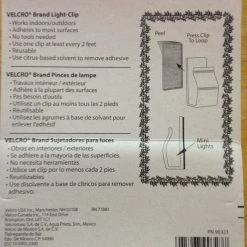 Orman Velcro Light Clips-20 Pack Christmas