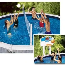 Swimline Pool And Patio Pool Jam A/G Combo Basketball/Volleyball Game