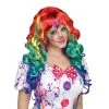 Fun World Rainbow Curly Wig Halloween