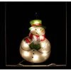 Impact Plastics 16" Shimmering Snowman Christmas 1 Impact Plastics 16" Shimmering Snowman Christmas