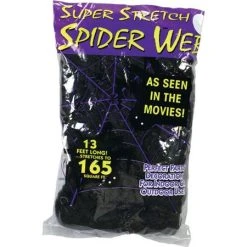 Fun World Super Stretch Black Spider Web