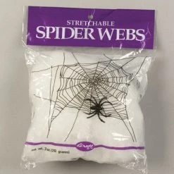 Fun World 20 Gram Super Stretch White Spider Web Halloween