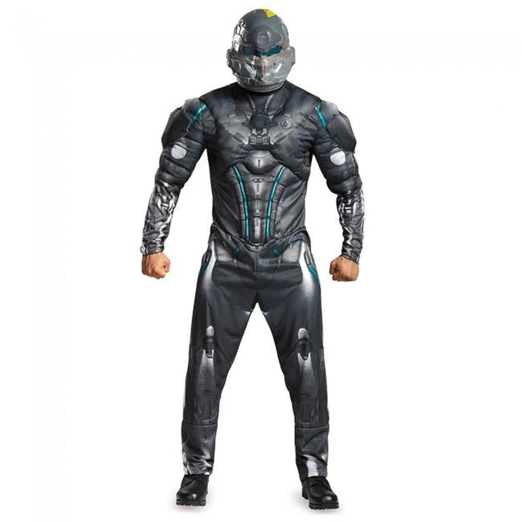 Disguise Spartan Locke: Halo Muscle Teen Boy's Costume Halloween 3 Disguise Spartan Locke: Halo Muscle Teen Boy's Costume Halloween