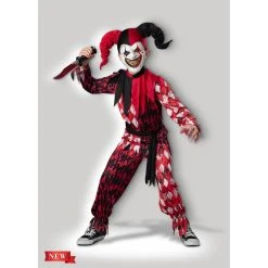 InCharacter Costumes Halloween Evil Jester Men's Costume
