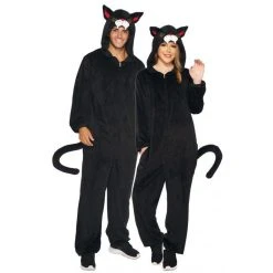 Forum Novelty Halloween Black Cat Onesie Unisex Costume