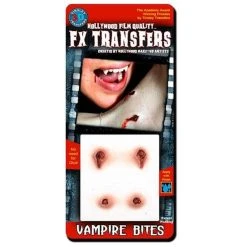 Morris Halloween Vampire Bites FX Skin Transfers
