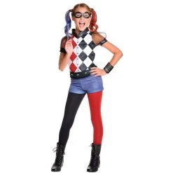 Rubies Deluxe Harley Quinn Girl's Costume Halloween