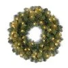 National Tree 36" Kincaid Spruce Wreath W/ Lights