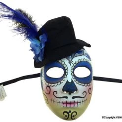 K.B.W. Day Of The Dead Male Mask Halloween
