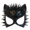 K.B.W. Black Cat Eye Mask With Spikes