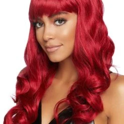 Leg Avenue Halloween Wavy Wig With Bangs