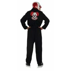 Underwraps Killer Klown Boiler Suit Men's Plus Size Costume Halloween