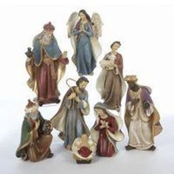 Kurt Adler 8 Pc Nativity Figurine Set