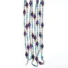 Kurt Adler 9' Purple & Turquoise Bead Garland