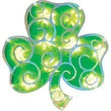 Impact Plastics St. Patrick's Day Shimmering Shamrock Window Frame
