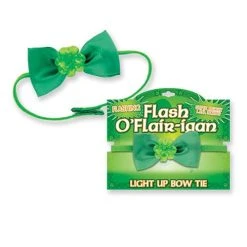 DM Merchandising Flashing Shamrock Bow Tie St. Patrick's Day