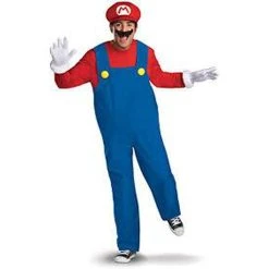 Disguise Halloween Mario Deluxe Plus Size Costumes