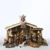 Kurt Adler 12 Pc Nativity Set W/ Stable Christmas
