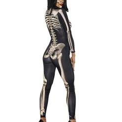 Underwraps Halloween Skeleton Jumpsuit Women's Costume
