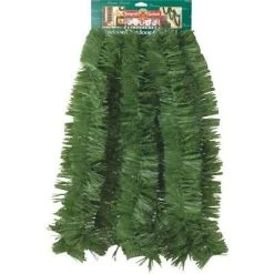 F.C Young 18' Solid Green Pine Garland Christmas