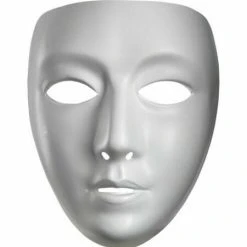 Disguise Halloween Blank White Fullface Mask